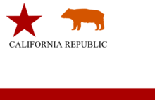 加利福尼亚共和国国旗
